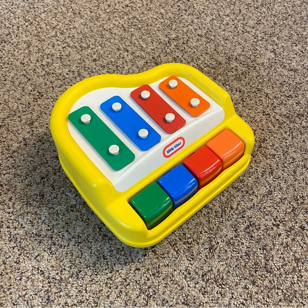 Little Tikes Yellow Toddler Musical Xylophone Piano - Multi-Color Keys